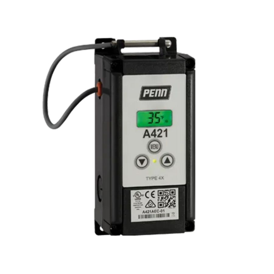 Elektronische thermostaat 1 trap 230Vac IP20+A99 m. kabel