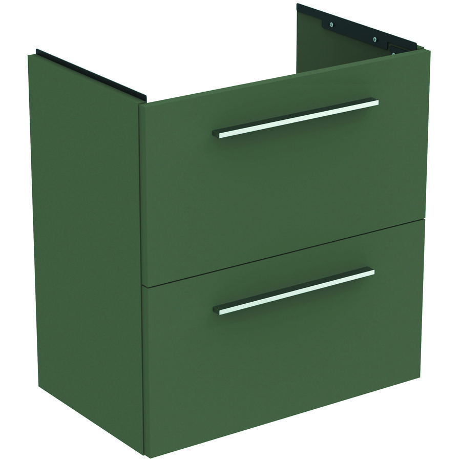 Wastafelmeubel I.LIFE-S 60cm 2x la mat quartz grijs