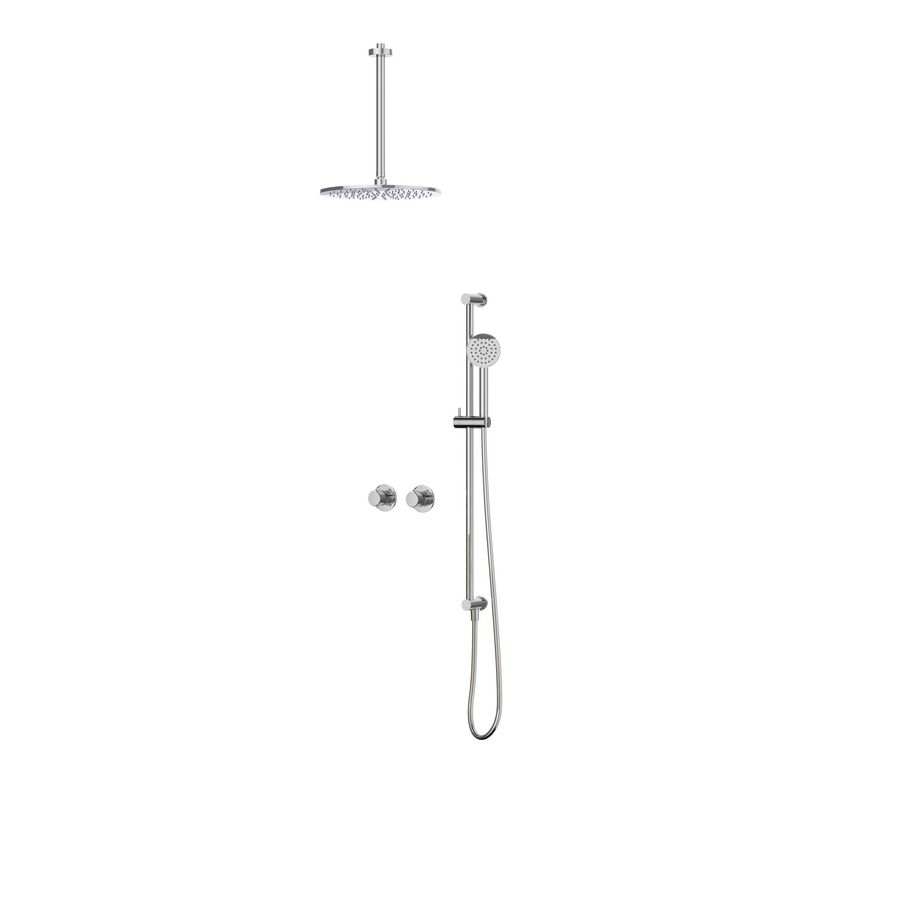Afbouwdeel regendouche IVY combiset Nexus 3 inbouwthermostaat chroom CSN3EXCRCFCB excl. inbouwbox