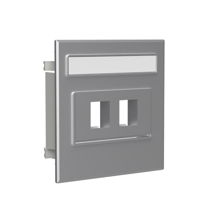 STAGO DATA DUBBEL VLAK EXCL KEYSTONES ZILVER VVE=10