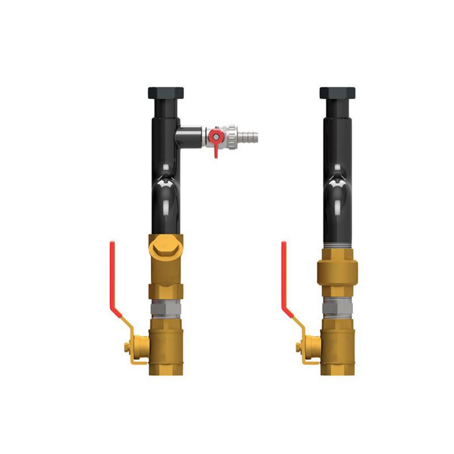 Montage set voor het verbinden van twee RK montageframes