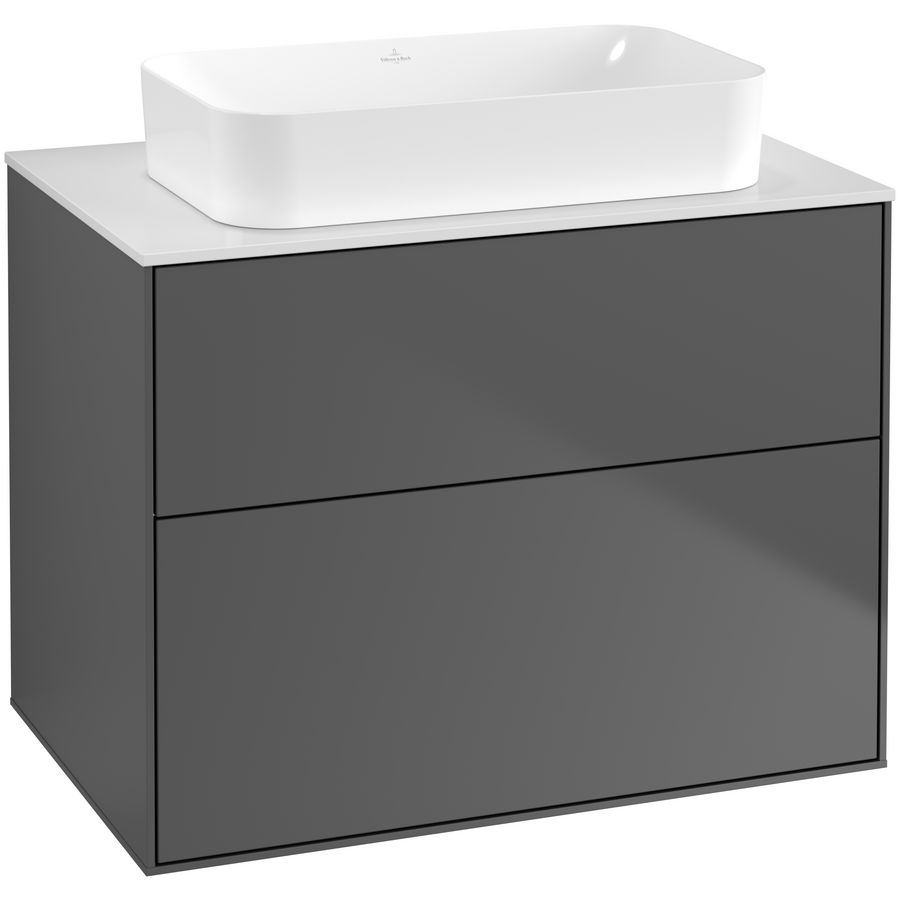 Wastafelonderkast Finion 800x603x501mm Antr. Matt Lacquer F63100GK