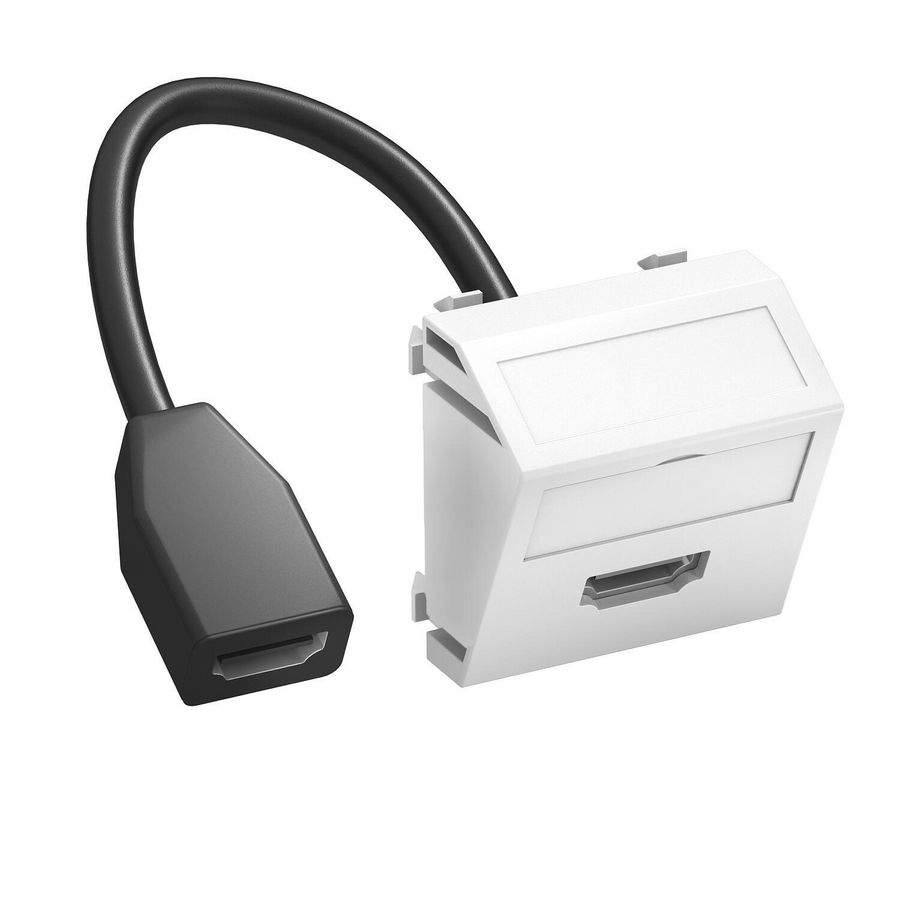 Draagplaat HDMI kabel connector-connector 45x45mm 6104838
