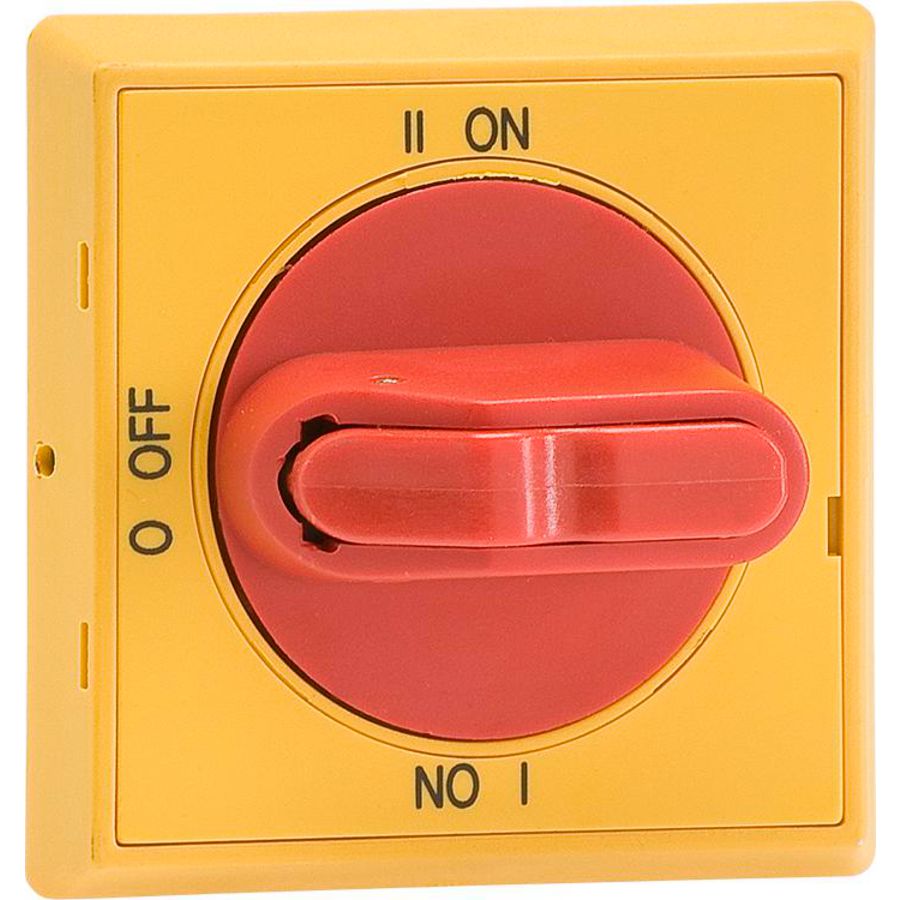 Bedieningsknop rood/geel ip66 vergrendelbaar OT16-125F-C