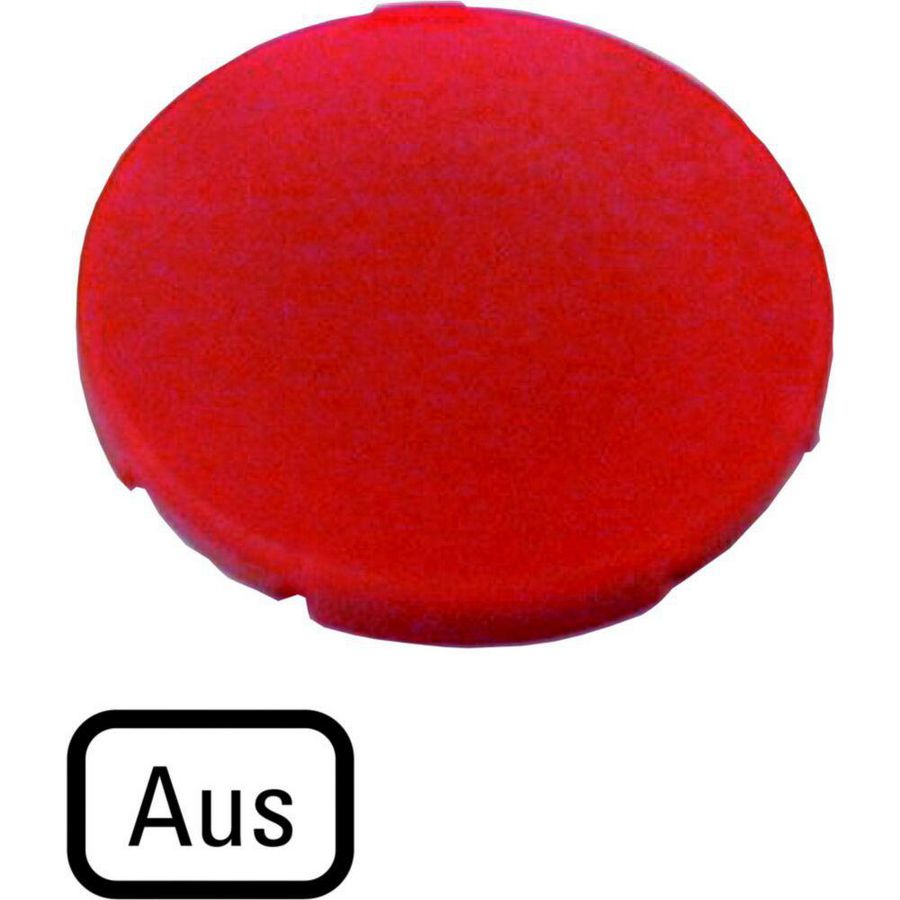 Indicatieplaatje vlak rood "uit"
