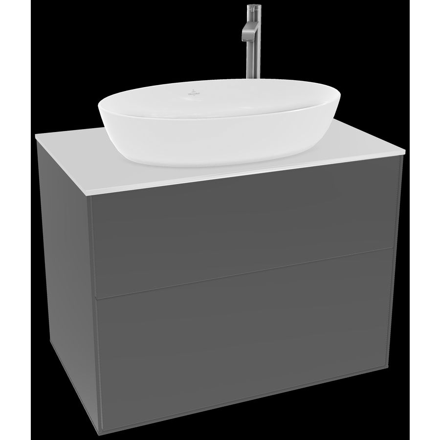 Wastafelonderkast Finion 800x603x501mm Antr. Matt Lacquer F87100GK