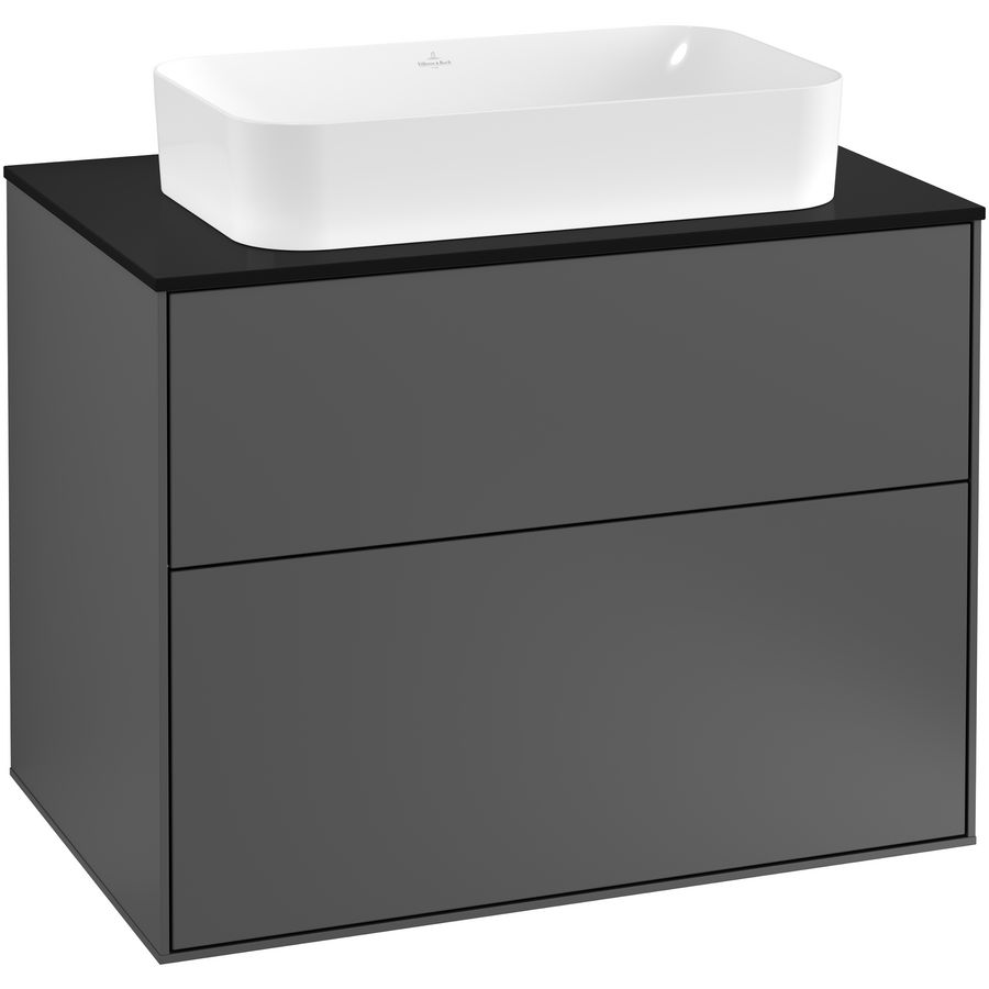 Wastafelonderkast Finion 800x603x501mm Antr. Matt Lacquer G22200GK