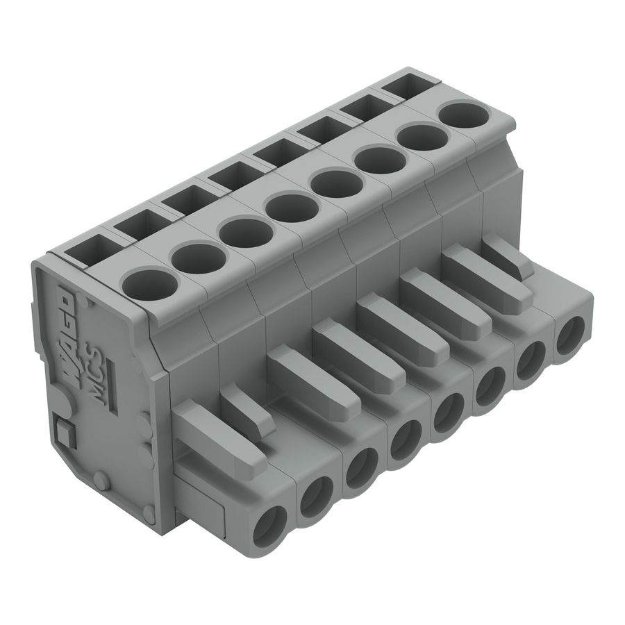1-draads FE steker HA 2,5mm² grijs 232-208/026-000 VVE=50