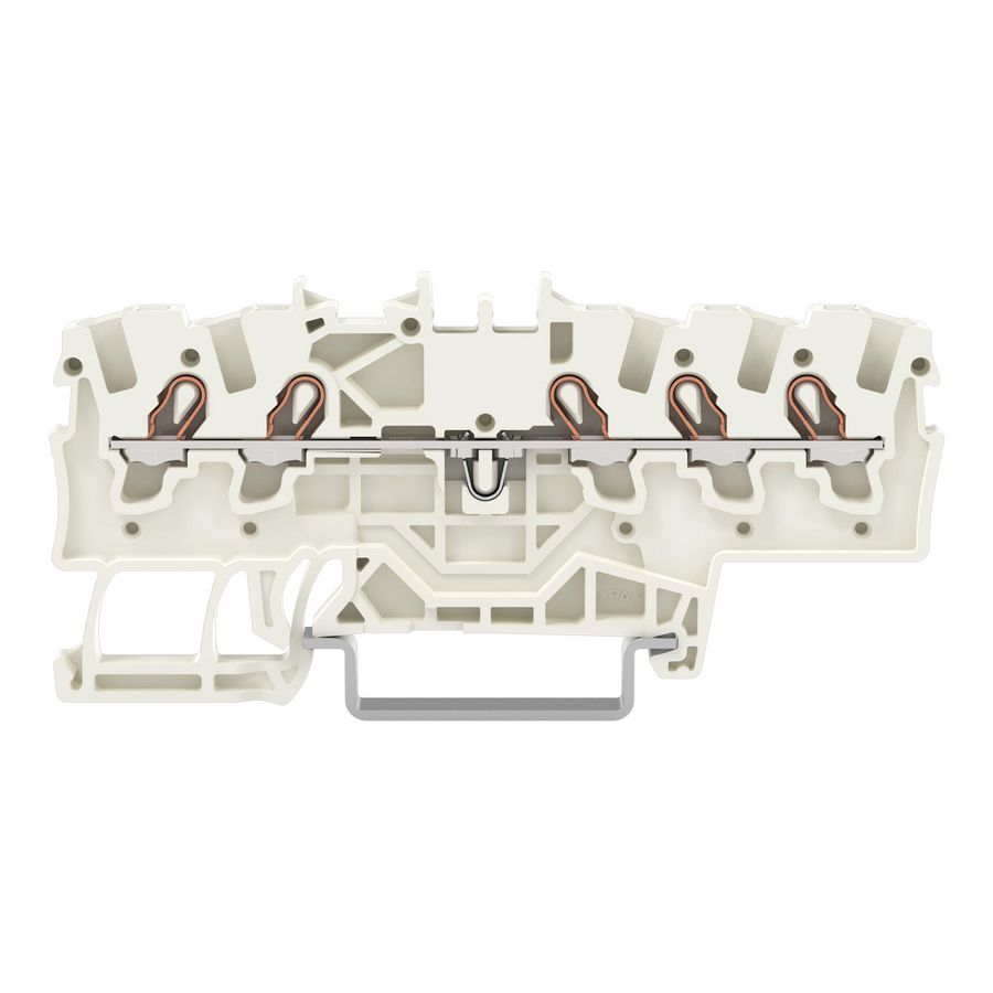 5-draads rijgklem 1,5mm² voor Ex e II lichtgrij VVE=20