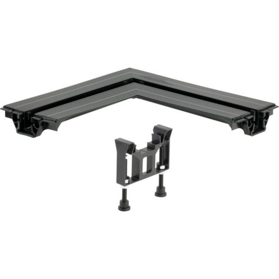 Verbindingsstuk 290x110 kunststof/zwart 496514-708924