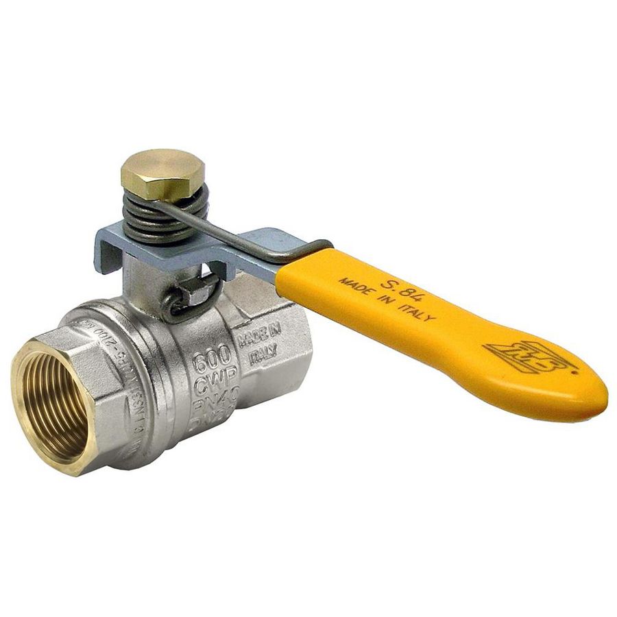 kogelkraan  S84 Spring Return 1.1/2" bn.xbn. dn40 vern VVE=12
