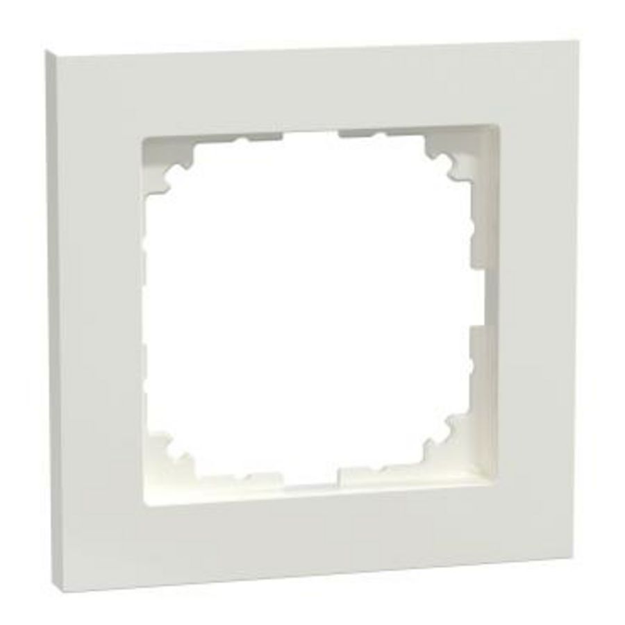 Afdekraam M-Pure 1-voudig Kunststof Polarwit Systeem M