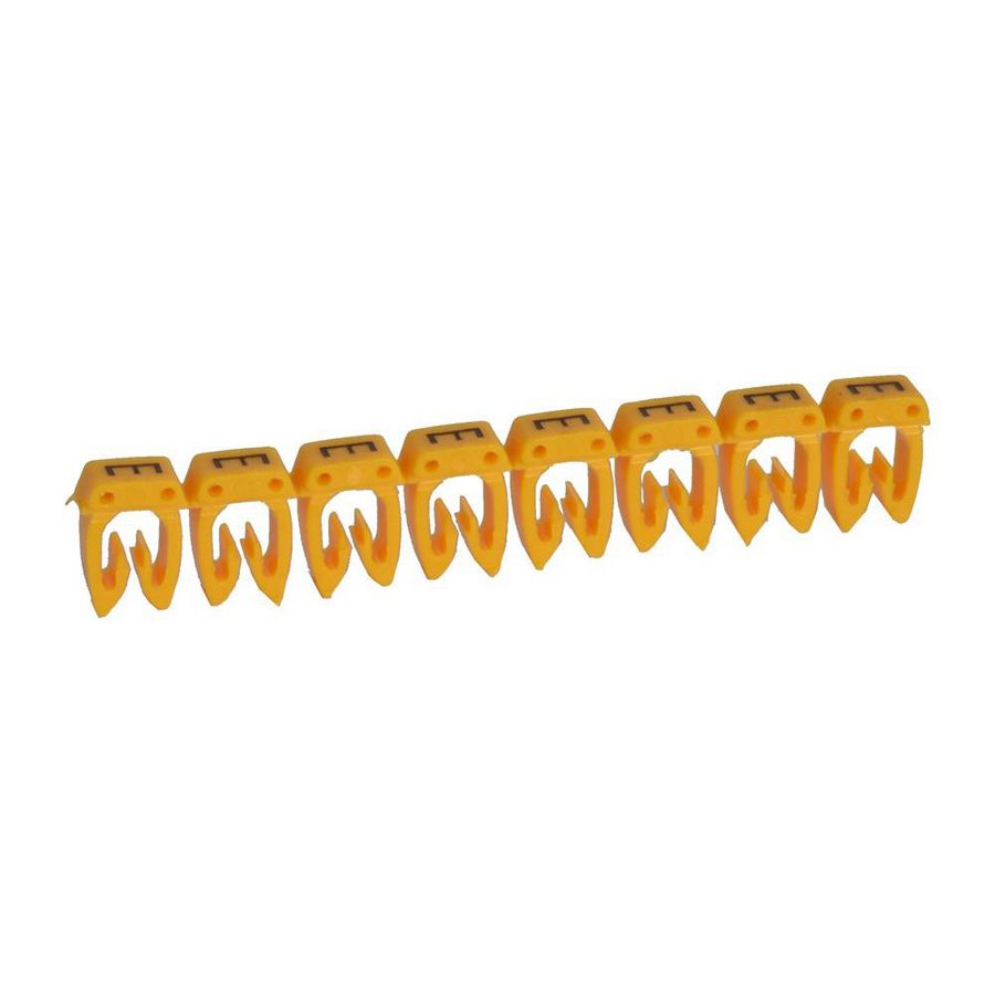 Codeerteken CAB 3 letter E 0.15-0.5mm² VVE=300