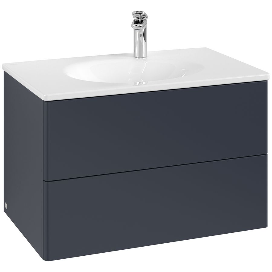 Wastafelonderkast Antao 788x504x496mm Mid.Blue Matt Lacquer L04000HG