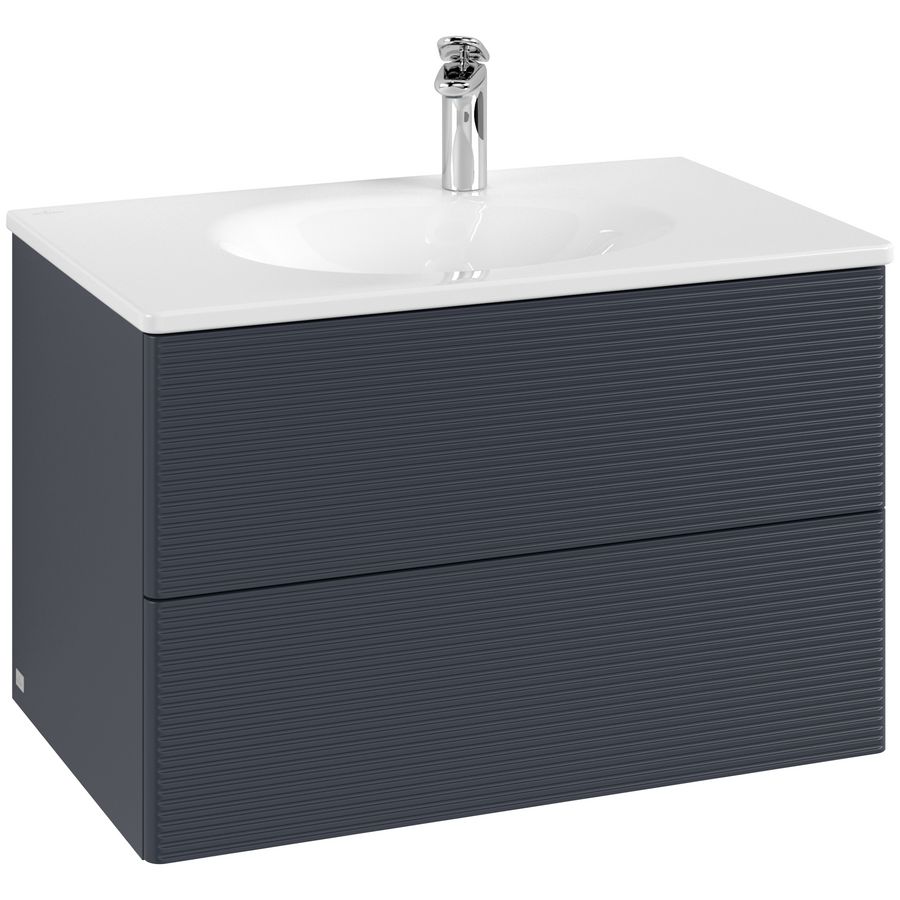 Wastafelonderkast Antao 788x504x496mm Mid.Blue Matt Lacquer L04100HG