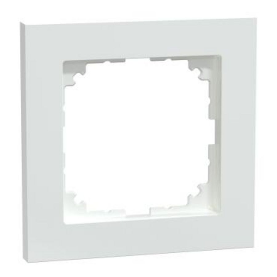 Afdekraam M-Pure 1-voudig Kunststof Actief wit Systeem M
