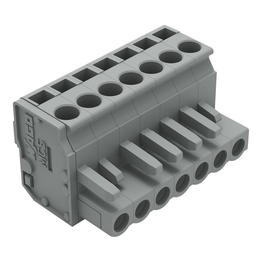 1-draads FE steker HA 2,5mm² grijs 232-207/026-000 VVE=50