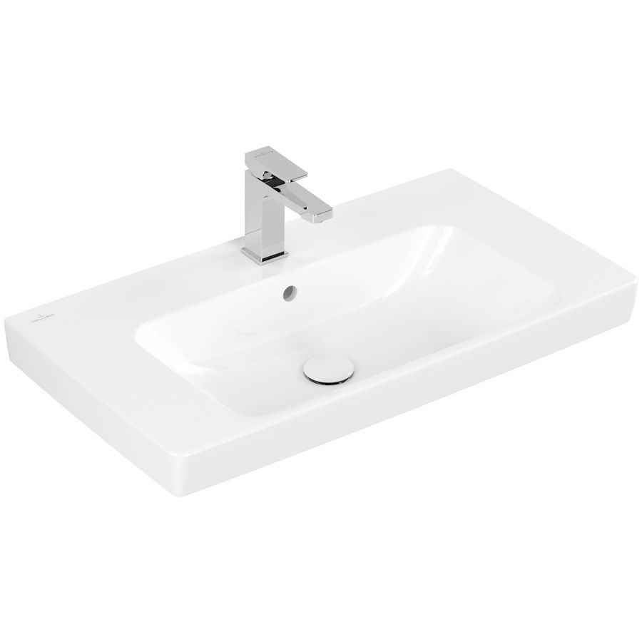 Wastafel Architectura 800x445mm wit Alpin CeramicPlus 4A8780R1