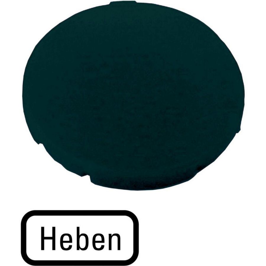 Indicatieplaatje vlak zwart hoog VVE=10