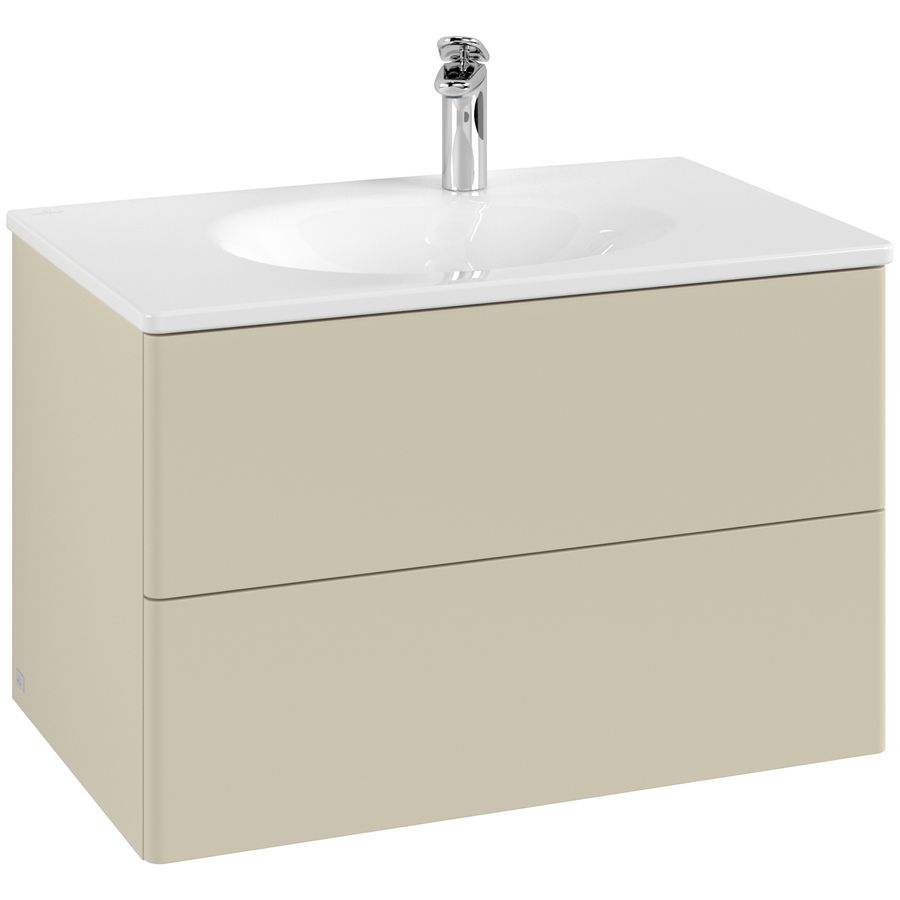 Wastafelonderkast Antao 788x504x496mm S.Grey Matt Lacquer L04000HJ