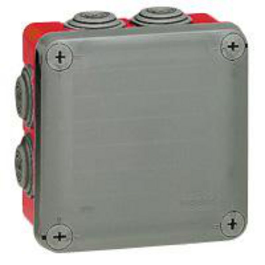Lasdoos105x105x55 groen/rood 960C Plexo