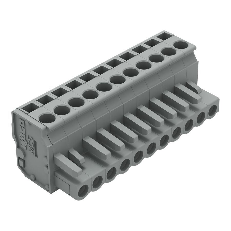 1-draads FE steker HA 2,5mm² grijs 232-211/026-000 VVE=25
