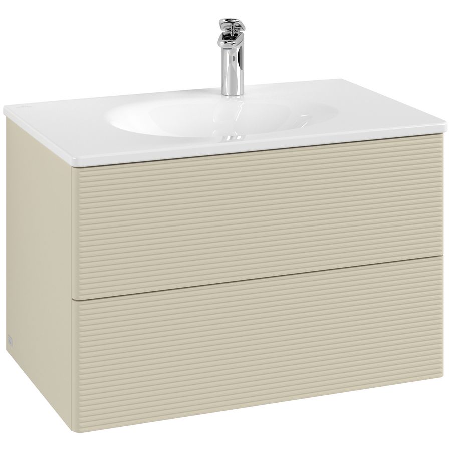 Wastafelonderkast Antao 788x504x496mm S.Grey Matt Lacquer L04100HJ