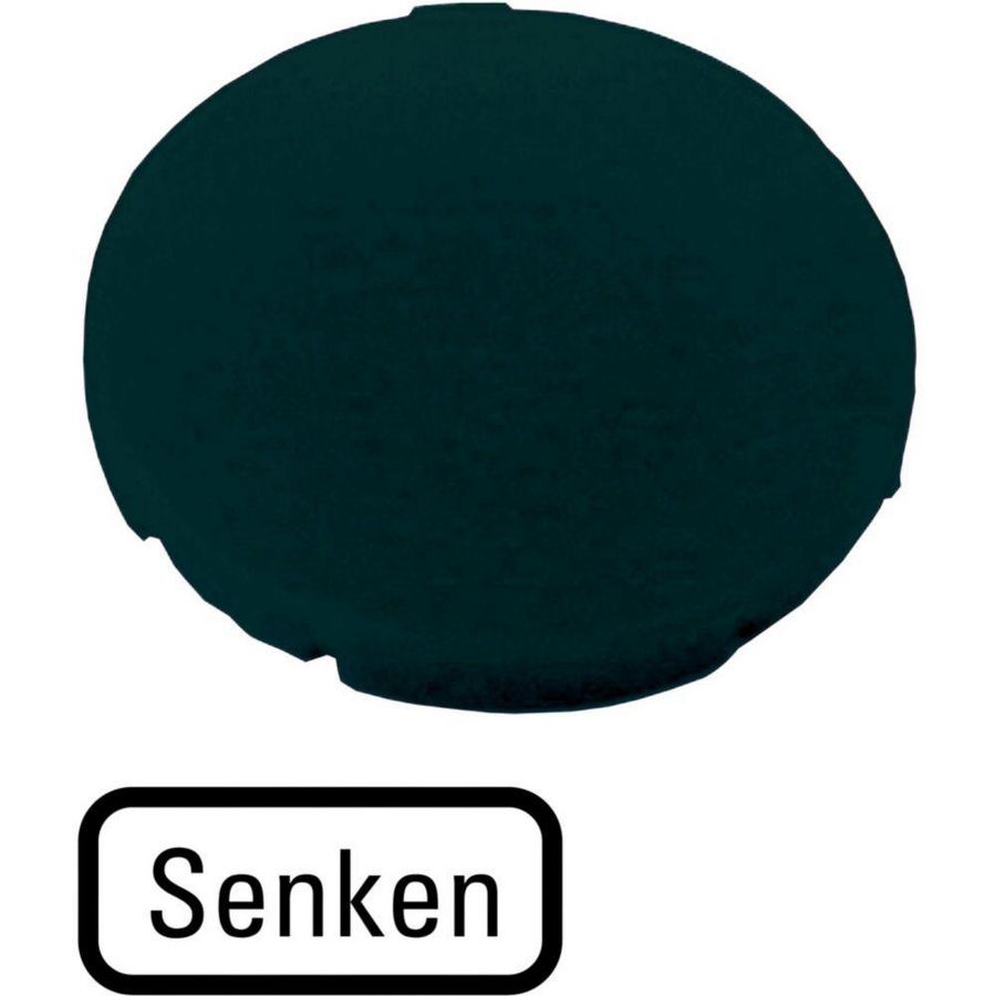 Indicatieplaatje vlak zwart "senken" VVE=10