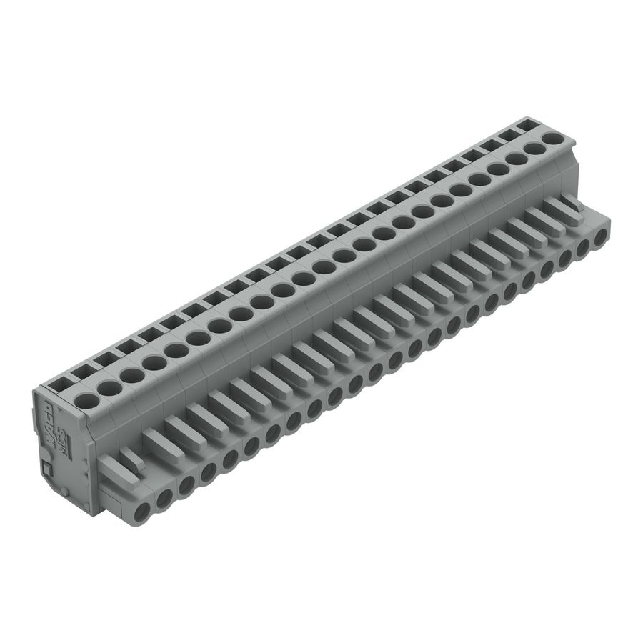 1-draads FE steker HA 2,5mm² grijs 232-224/026-000 VVE=10