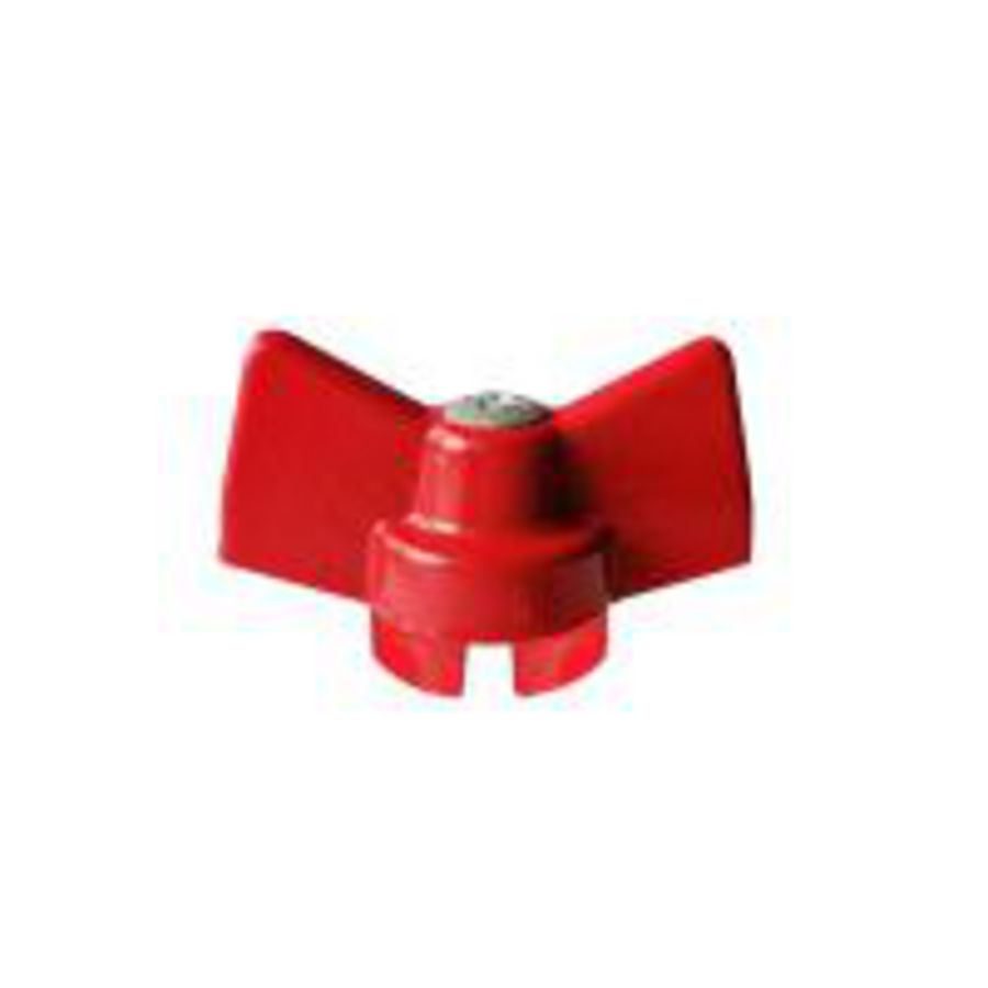 T-greep rood tbv kogelkraan rood L=55mm
