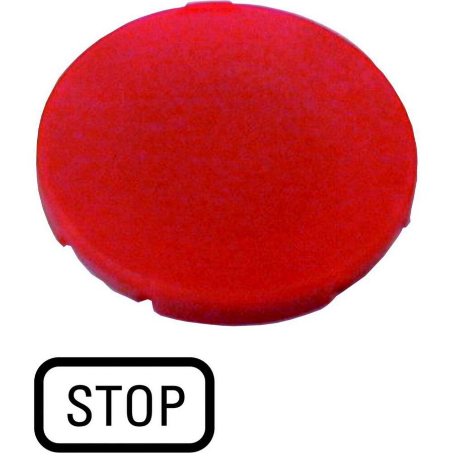 Indicatieplaatje vlak rood "stop" VVE=10