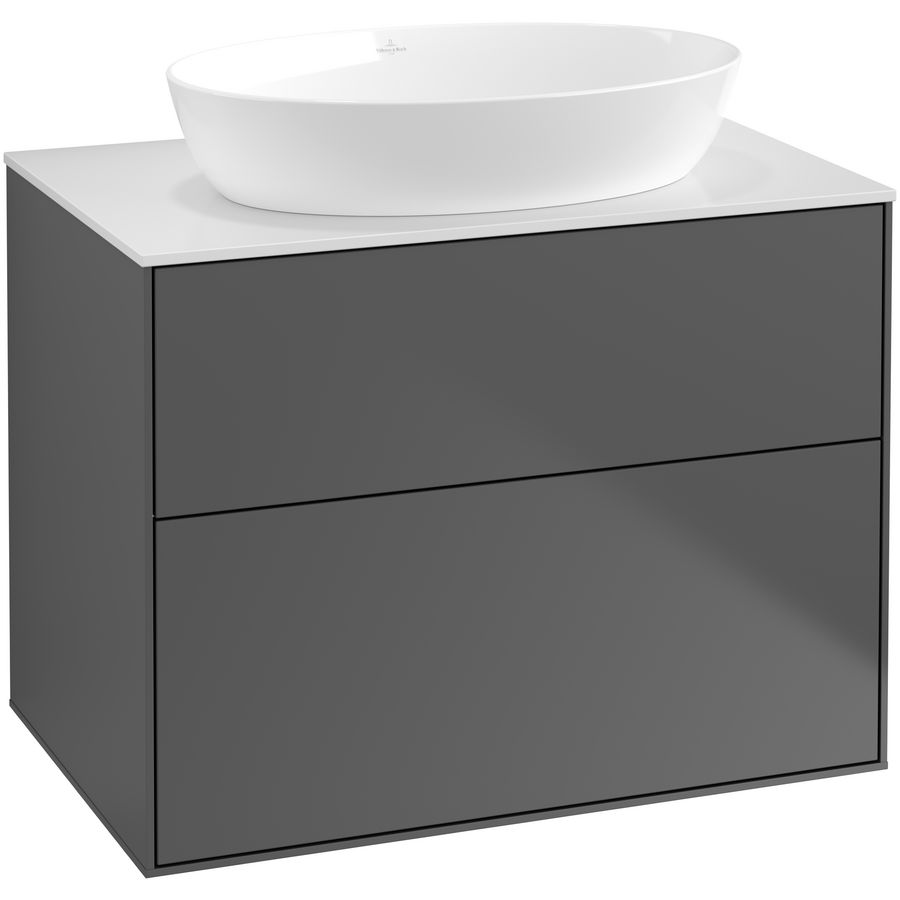Wastafelonderkast Finion 800x603x501mm Antr. Matt Lacquer G99100GK