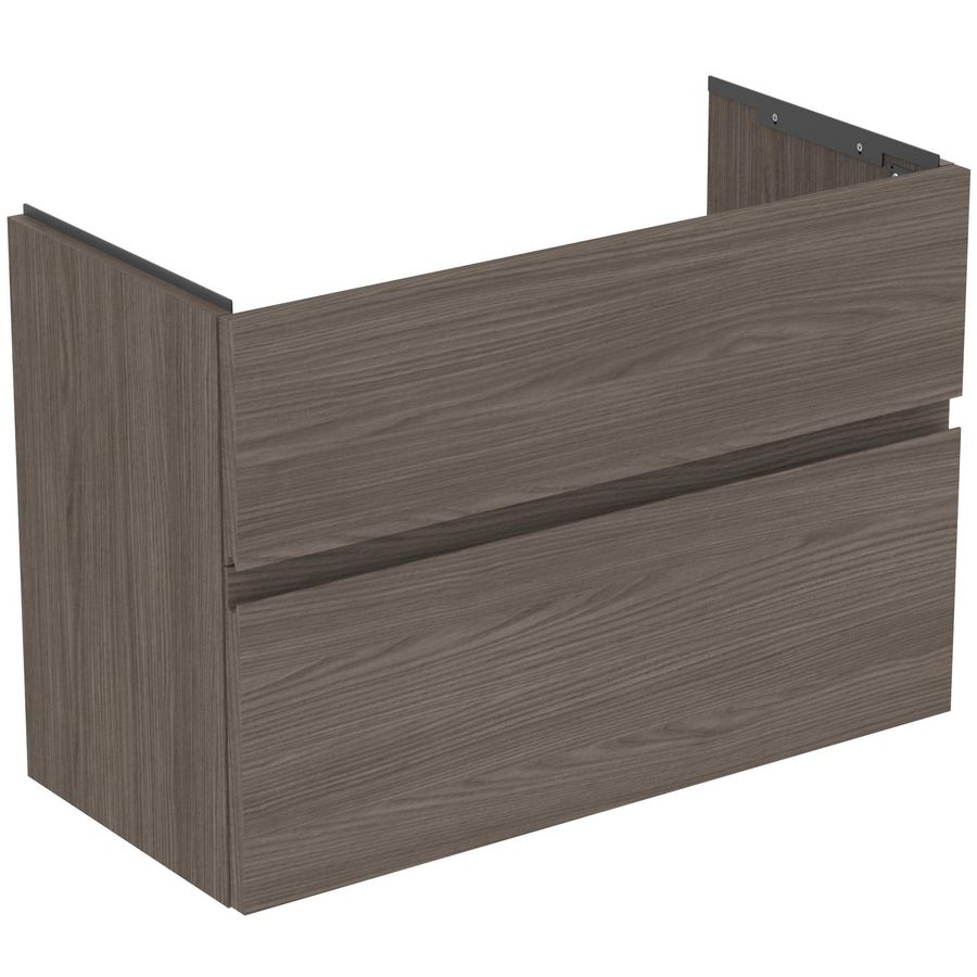 Wastafelmeubel 800x375x550mm dark elm 2 laden Finesse