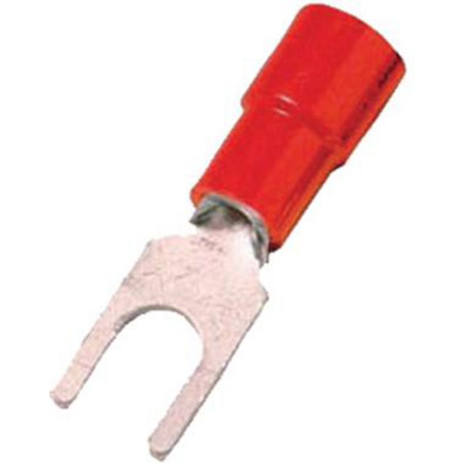 Geisoleerd kabelschoen10mm² M6 rood VVE=50