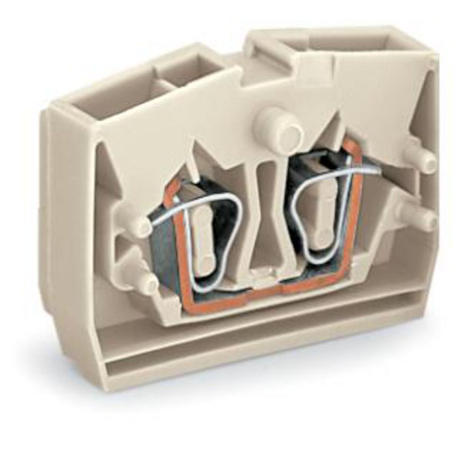 2-draads tussenklem z. drukknop Ex e II- 264-131 VVE=100