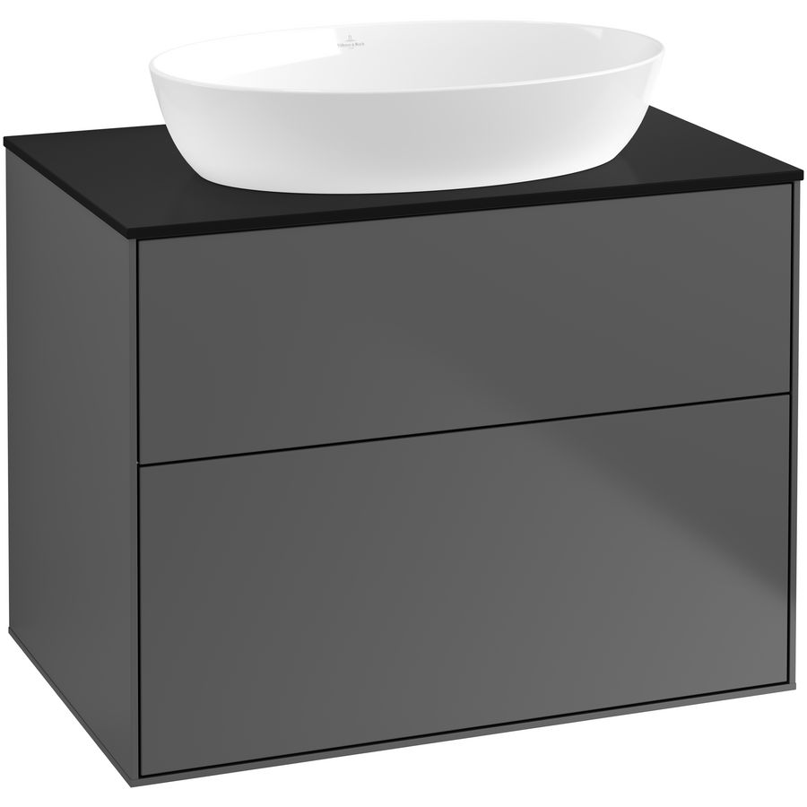 Wastafelonderkast Finion 800x603x501mm Antr. Matt Lacquer G99200GK
