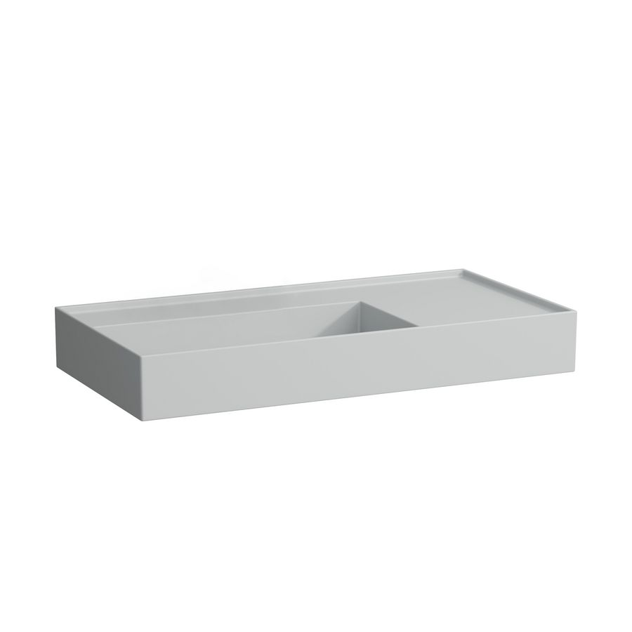 Wast. s.keramik afleg r 900x460mm mat grijs H8103387591121