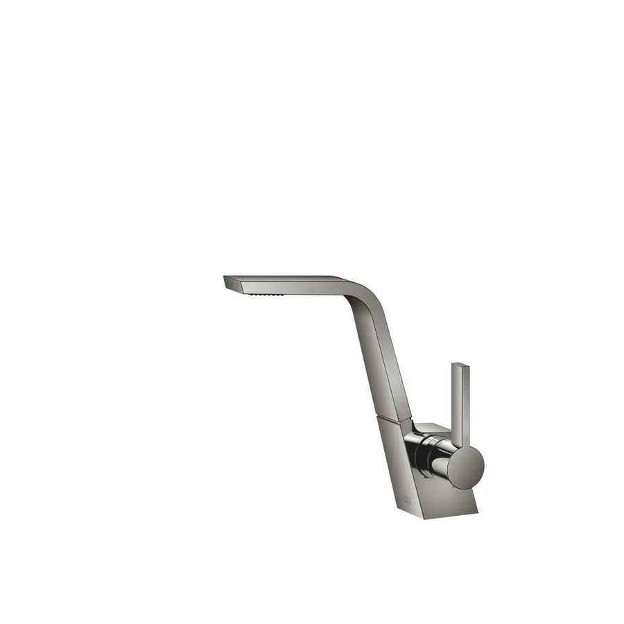 CL.1 Eengreeps wastafelmgkrn z.afvoer. Dark Chrome