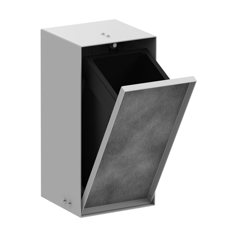 Wandbox XtraStoris afvalemmer met 300/150/140 mat wit