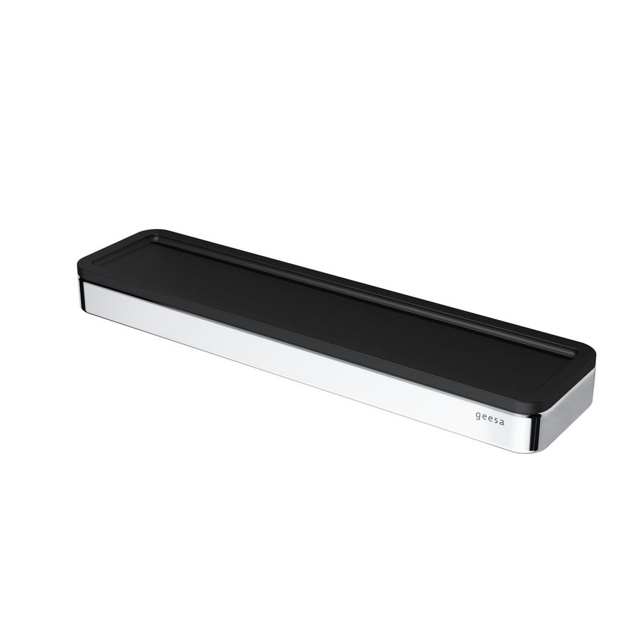 Planchet smal zwart/chroom 260*65mm FRAME BLACK CHROME