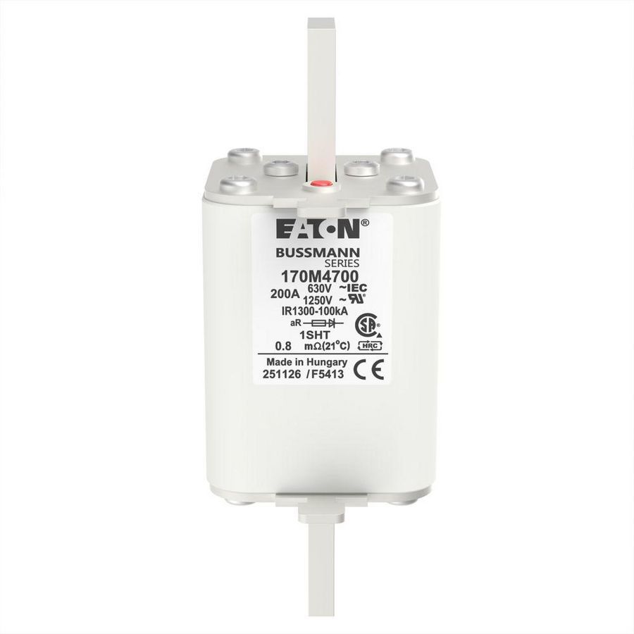 Zekering hoge snelheid 200A AC 1250V 100kA 1 53x63x1 VVE=3