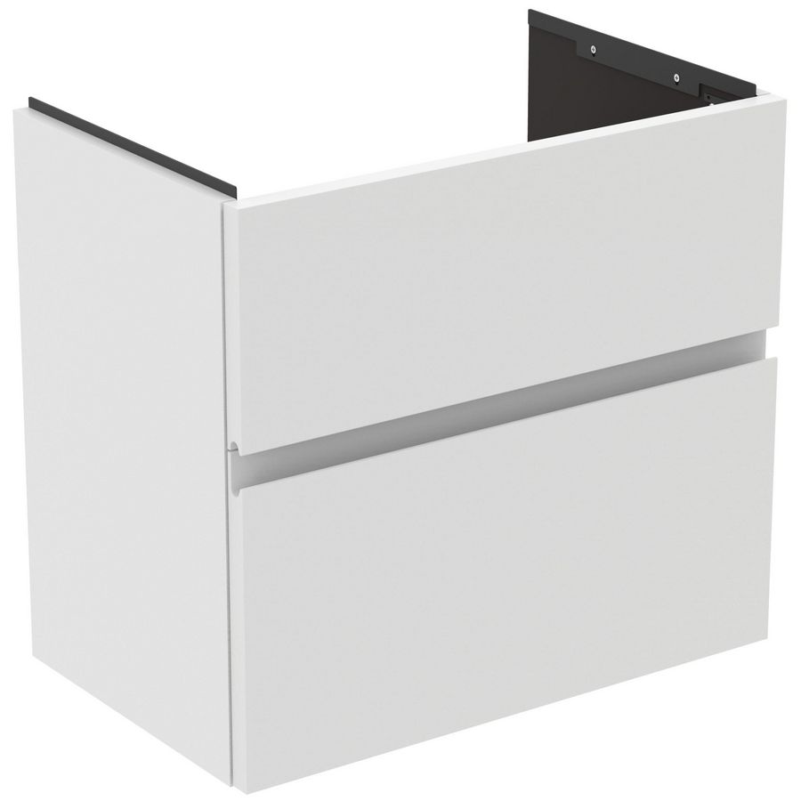 Wastafelmeubel 600x375x550mm matt white 2 laden Finesse