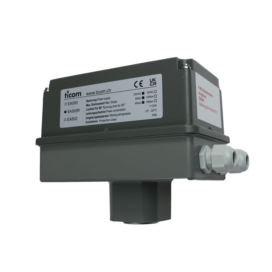 Ticom EA500R 2/3weg motor 90gr. vanaf 2" 24Vac 1 hulp