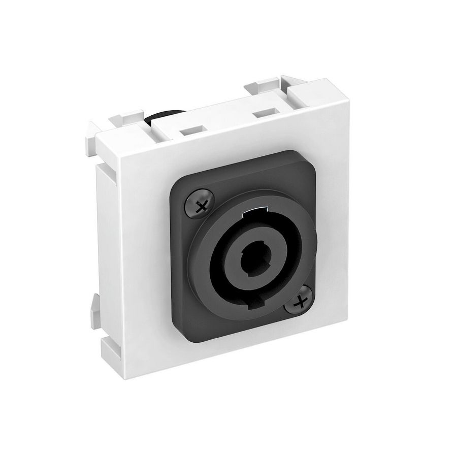 Draagplaat Speakon connector schroefaansl. 45x45mm 6105270