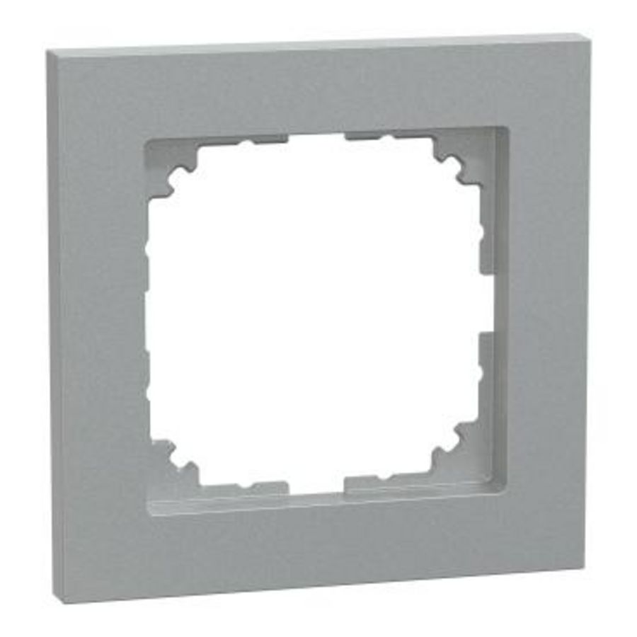 Afdekraam M-Pure 1-voudig Kunststof Aluminium Systeem M