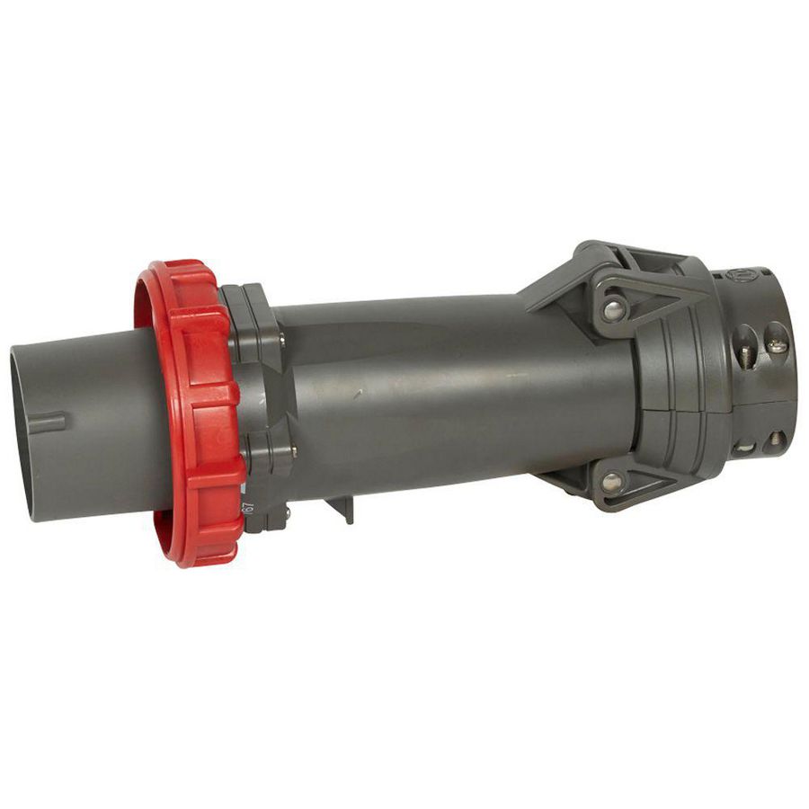 Stekker recht 400V 125A 4-polig IP67 kunststof Hypra