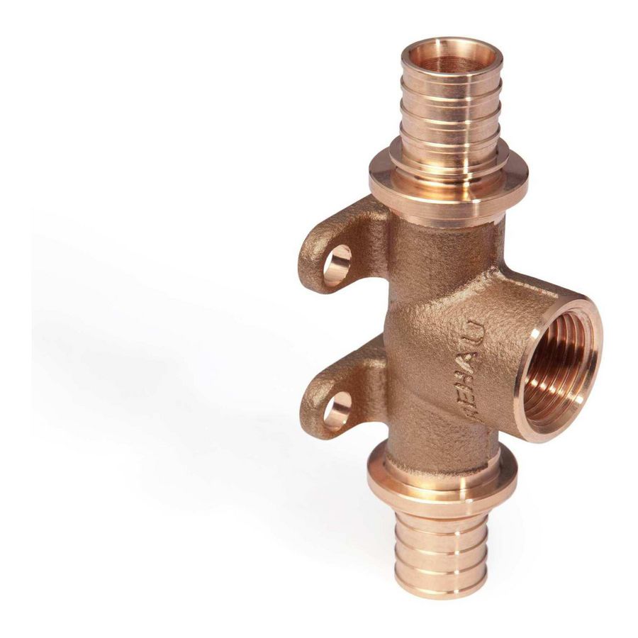 T-koppeling verlopend opbouw RAUTITAN RX+ schuif 20x1/2"bn.dr.x16mm