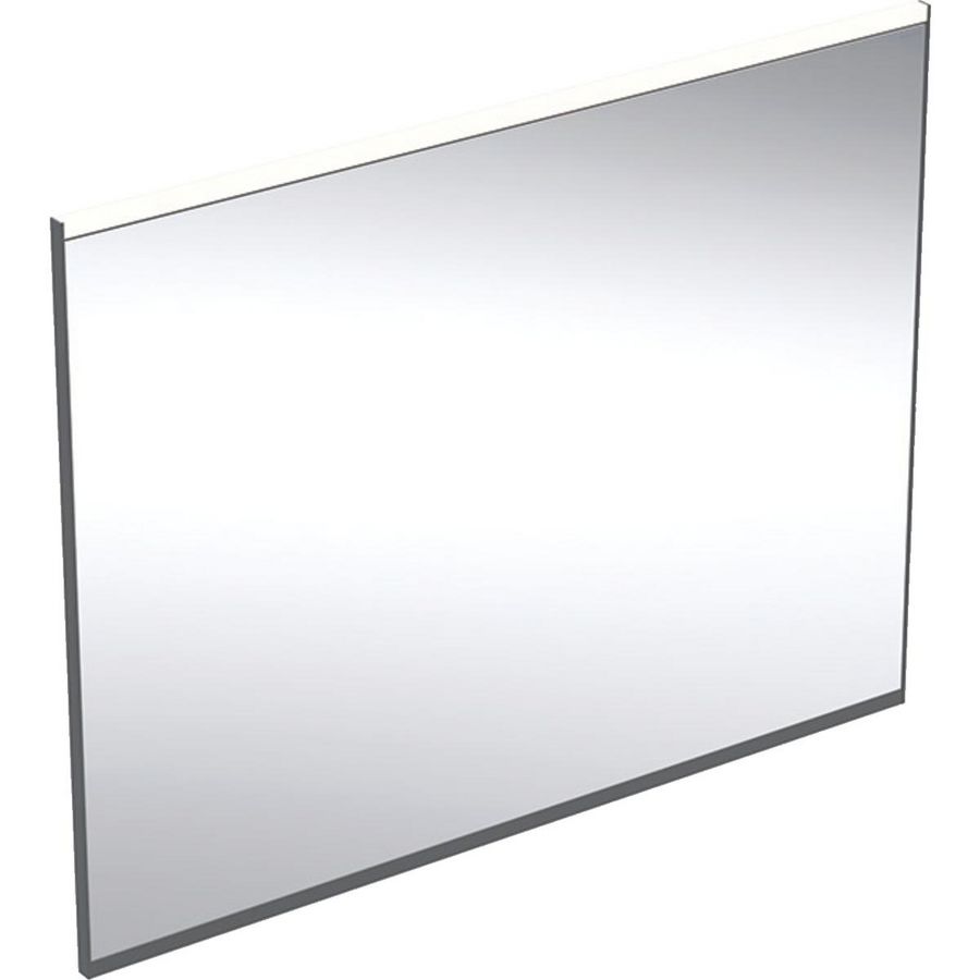 OPTION PLUS SQUARE spiegel 900x700mm (bxh) matzwart incl. in- en directe led-verlichting
