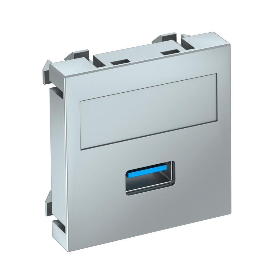 Draagplaat USB 3.0 A connector schroefaansl. 45x45mm 6104880