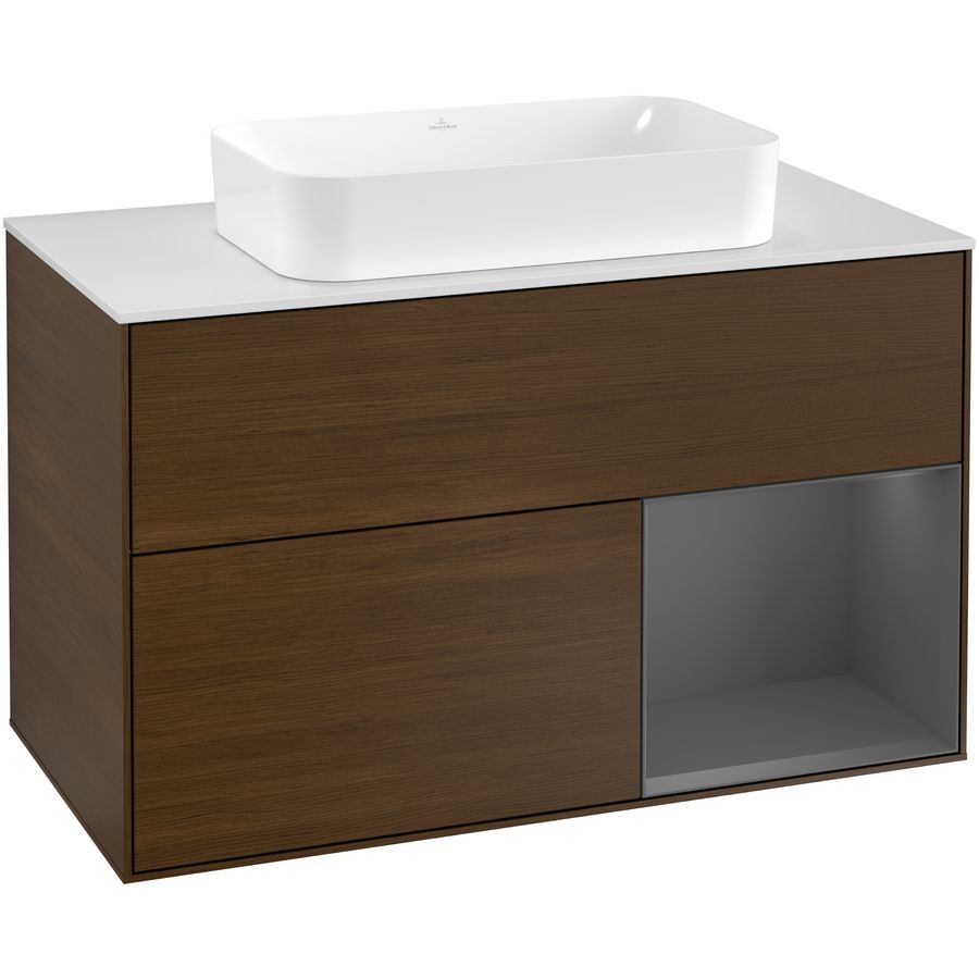 Wastafelonderkast Finion 1000x603x501mm W.Veneer G251GKGN